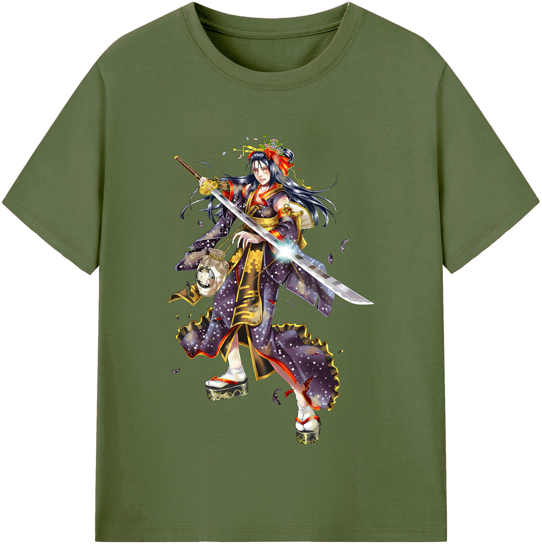 （画像用） 刀剣乱舞 Touken Ranbu 綿100％半袖Tシャツ（フロントプリント）